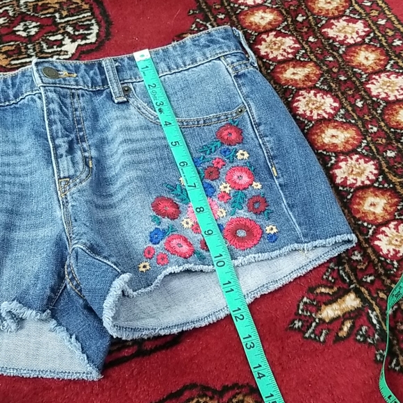 🎁 Gap sexy boyfriend short embroidered denim shorts - Picture 6 of 6